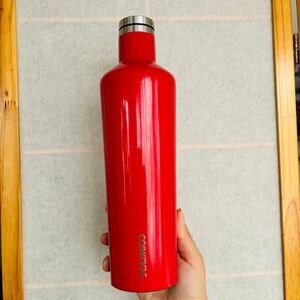 Uline Corkcicle Canteen 25 Oz Red Triple Wall‎ Insulated Bottle